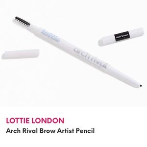 Lottie London Arch Rival Brow artist pencil 0.12g in dark brown